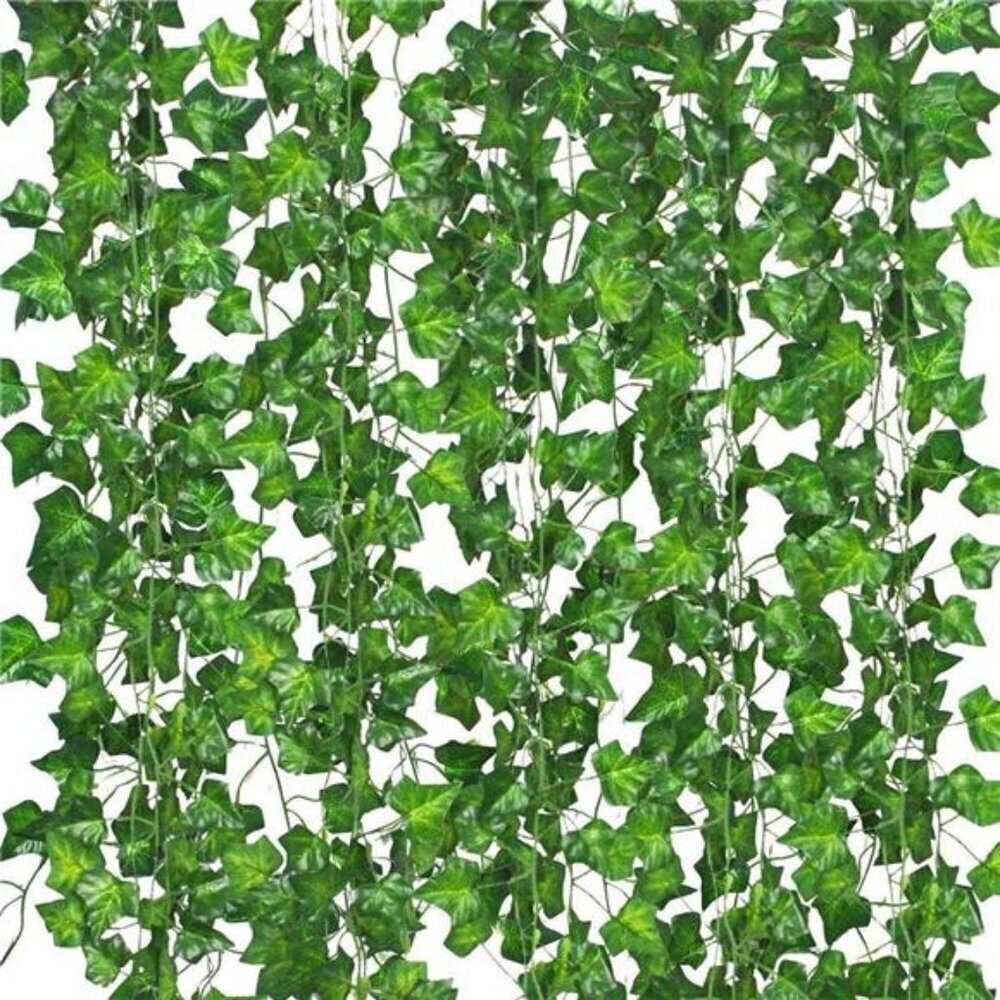 Artificial Ivy Vines 12 Pack Fake Hanging Garland Greenery Wall Room Decor